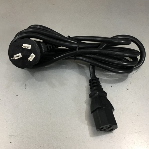 Dây Nguồn SANGLE DTII-3P-L DTII-3P-04 Australia & China Chuẩn 3 Chân Chéo Tam Giác AC Power Cord GB2099 to C13 10A 250V 3x0.75mm² Length 1.8M