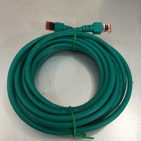 Cáp Mạng Thiết Bị Viễn Thông Điện Tử Hàng Hải OEM Furuno MOD-Z072-050+ 5 Meter CAT6 S/FTP RJ45 10 Gbps Ethernet Cable Shield Blue LSZH Halogen Free
