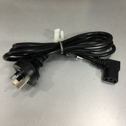 Dây Nguồn Chữ L Vuông Góc 90 Độ Australia & China Chuẩn 3 Chân Chéo Tam Giác LONGWELL LP-23A LS-13L AC Power Cord B Cord GB209 to C13 Right Angle 10A 250V 3x0.75mm² Length 1.5M