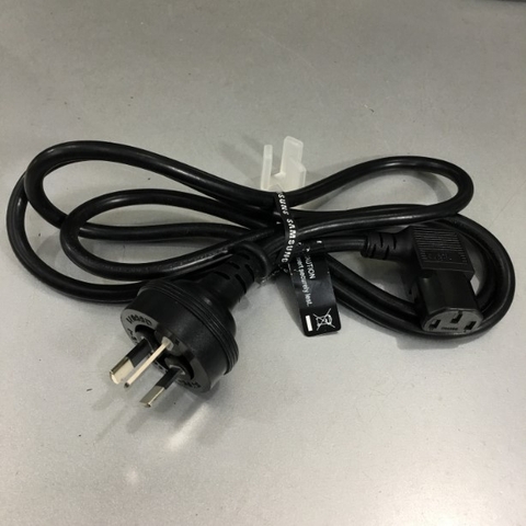 Dây Nguồn Chữ L Vuông Góc 90 Độ Australia & China Chuẩn 3 Chân Chéo Tam Giác I-SHENG SP-502B IS-15 AC Power Cord B Cord GB209 to C13 Right Angle 10A 250V 3x0.75mm² Length 1.5M