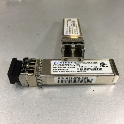 Module Quang Optical Network FINISAR FTLF8528P2BNV-E5 8GB SWL SFP Sunnyvale CA 94089 For EMC, Qlogic, Emulex, Etc