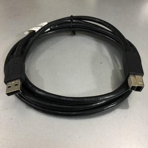 Cáp Kết Nối USB 3.0 Chính Hãng BIZLINK E164571 AWM 2725 80°C 30V VW-1 USB 3.0 Type A to B Printer/Scanner Cable Length 1.8M
