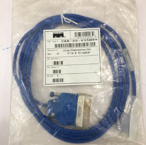 Cáp Điều Khiển Cisco Smart Serial Cable CAB-SS-V35MT 72-1428-01 For Cisco 3600 3700 Cisco 2600 Routers Length 3Metres