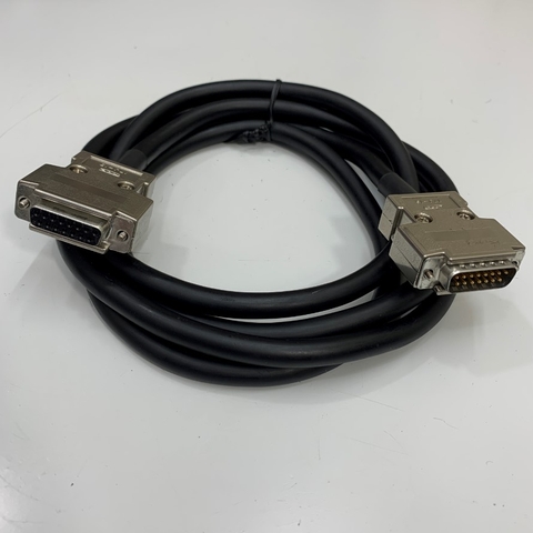 Cáp DDK 17J-15 Plug D-Sub 15 Pin Dài 2M 6.5ft Shielded Cable DB15 Male to Female Sigma 28AWG OD 9.0mm For Cáp Điều Khiển Công Nghiệp Industrial Cable