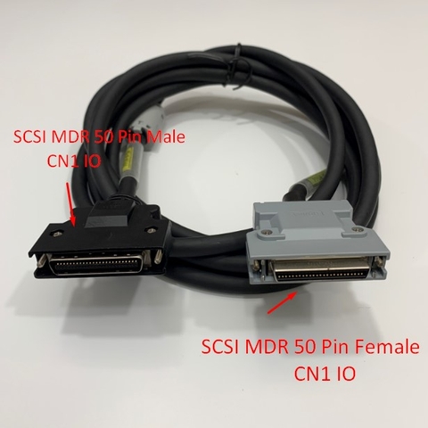 Cáp Kiết Nối PPU4-X-SV Dài 3M SCSI MDR 50 Pin Male to MDR 50 Pin Female CN1 I/O Cable For Servo Drive Yaskawa Panasonic Mitsubishi