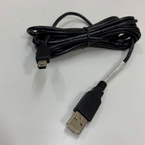 Cáp OEM Keyence OP-86941 Dài 3M 10ft USB 2.0 Type A to Mini B 5 Pin Shielded Cable E212689 For Keyence NR-X Series, Keyence SR1000 SR2000 Data Transfer With Computer