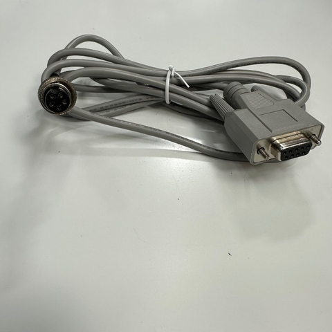 Cáp 1.8M 6ft Serial Port RS232 Cable Connector GX12 5 Pin Female to DB9 Female For Đầu Cân Điện Tử KELI ХK3118Т1 Sensor Weighing Indicator with Computer Communication Data Cable