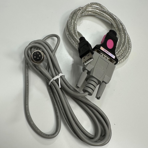 Cáp 3M 10ft RS232 FTDI Chip USB to DB9 Male + Cable Connector GX12 5 Pin Female to DB9 Female For  Scale Indicator Keli ХK3118Т1 Weighing Indicator with Computer