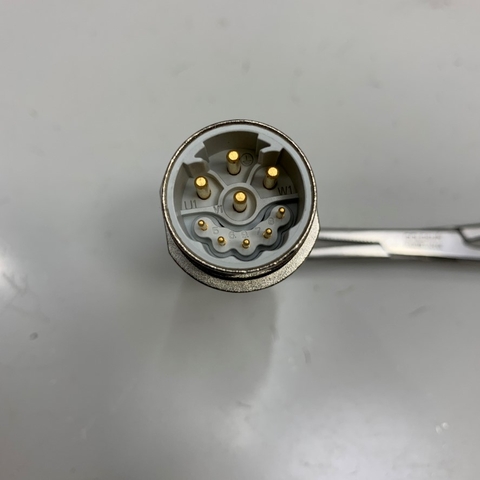 Đầu Jack Original Kubler Connector M23 9 Pin Male (5+4+PE) Crimp Insert Without Contacts For M23 Signal and Power Siemens Servo Cable 9 Pin Industrial Connector
