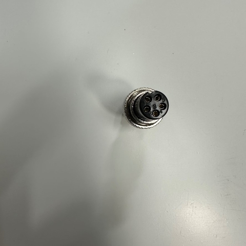 Đầu Jack GX12 5 Pin Female 9mm Aviation Plug Metal Panel Circular Connector For Industrial Control Systems GX12 5-Poles