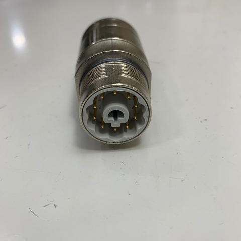 Đầu Jack Original Kubler Connector M23 10 Pin Male Crimp Insert Without Contacts For M23 Signal and Power Siemens Servo Cable 10 Pin Industrial Connector