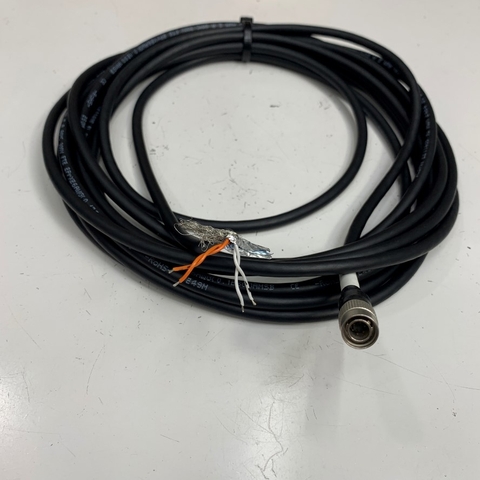 Cáp 5.5M 18ft Cable Trigger I/O Signal Control Connector Hirose HR10A-7P-6P(73) 6 Pin Male to 4 Core Open End For Industrial Camera