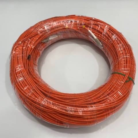 Dây Nhẩy Quang 120M LC UPC to LC UPC Duplex OM3 Multimode PVC 3.0mm Fiber Optic Patch Cable