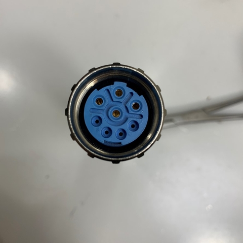Đầu Jack Original SCHUNK Connector M23 8 Pin Female (4+4) Crimp Insert Without Contacts For M23 Signal and Power Siemens Servo Cable 8 Pin Industrial Connector