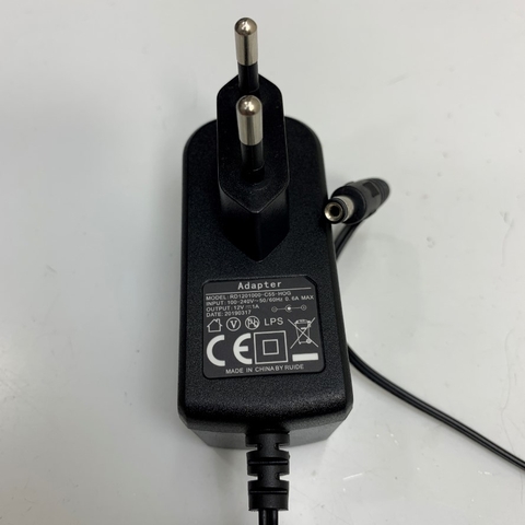 Adapter 12V 1A RUIDE Connector Size 5.5mm x 2.1mm For Cân Điện Tử Ohaus Pioneer Balance, TSCALE Electronic Weighing Indicator KW Balance