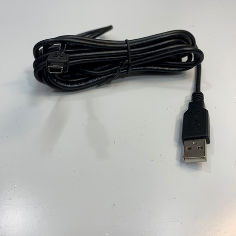 Cáp Lập Trình PLC Mitsubishi GT09-C30USB-5P Programming Cable 10Ft Dài 3M Chống Nhiễu Shielded USB 2.0 Type A to USB Mini Type B Black PVC For HMI Mitsubishi GT Series