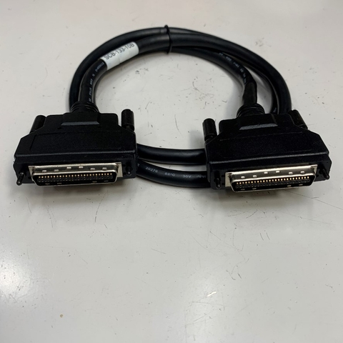 Cáp 1M 3.3ft SCB-133-10B(1M) SCSI Cable Connector MDR 50 Pin Male to Male Pitch 1.27mm Gold For I/O Servo Drive Yaskawa Panasonic Mitsubishi