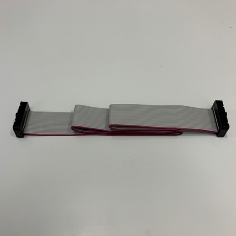 Cáp Hirose IDC 20 Pin F/F IDC Flat Ribbon Cable 20 Wire Dài 0.5M IDC Pitch 2.54mm Type C Cable Pitch 1.27mm For Terminal Block Module Hirose PLC CNC CMC