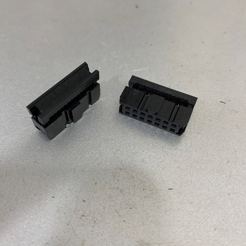 Đầu Nối Cáp 14 Pin IDC Female Header Flat Ribbon Cable Connector with Strain Relief 2 Rows 2.54 mm