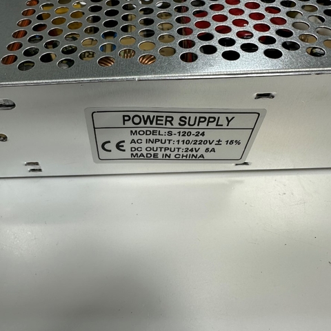Nguồn Tổ Ong DC 24V 5A S-120-24 Industrial Switching Power Supply Input 100-240VAC 50/60Hz