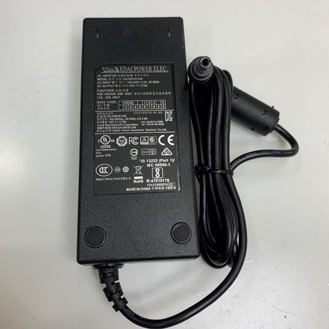 Adapter 24V 3.75A 90W EDAC EA10951E-240 Connector Size 5.5mm x 2.5mm For Printer, Scanner Kodak, Fujitsu Scanner, Brother TD-2120N, TD-2130N, TD-2130NHC, LED CCTV LCD