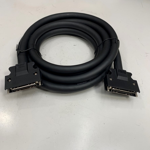 Cáp 5M 17ft Cáp Truyền Động Cơ Power Encoder Signal Servo SCSI CN 50 Pin Connector MDR 50 Pin Male to Male Pitch 1.27mm Gold Cable HITACHI 50 Core OD 13.5mm