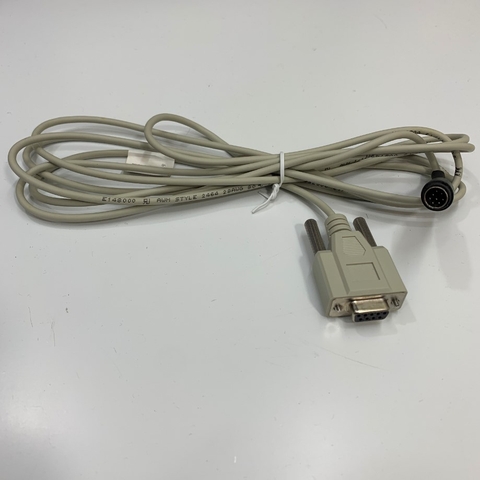 Cáp Lập Trình 10Ff Dài 3M Programming Cable MD8M to DB9 Female For PLC XINJE and GZMA WIO Monitor Display S-430A V3.0