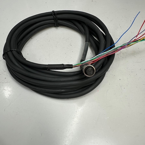 Cáp 6M 20ft CM-M12IO-F12SR-6M Cable M12 A-Code 12 Pin Female to 12 Core For Power and I/O Breakout Cable Cognex industrial Camera, Industrial Sensor