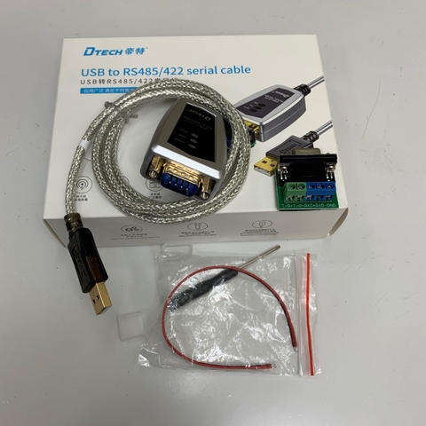 Cáp Chuyển Đổi USB to RS422/485 Serial Port Converter Chipset ID FTDI Cable Dài 1.2M DTECH DT-5019 For Industrial Data Serial Communication