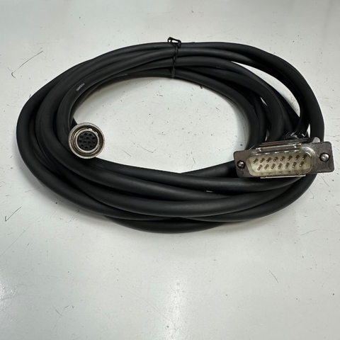 Cáp 4M 13.3ft Cable Connector Hirose HR10A-10P-12P(73) 12 Pin Female to DB15 Male Metal D-SUB Connector For Sony CCD Camera XC-ST50/50CE XC-ST30/30CE