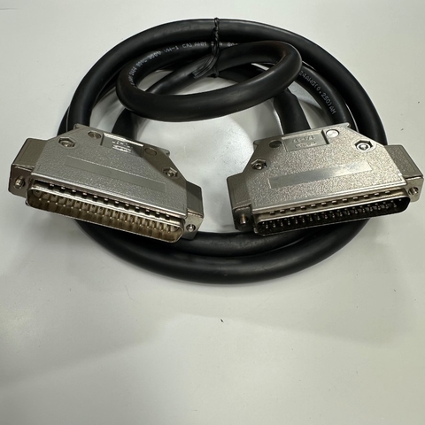 Cáp 1.4M 4.7ft OEM Chất Lượng Cao Thay Thế Contec PCB37PS-1.5P Shielded Cable DB37 37 Pin Male to Male 37 Core x 0.2mm² 80°C 300V OD 11mm For Contec EPD-37A Terminal witch PCI Express Card DIO-1616L-PE 16 Channel