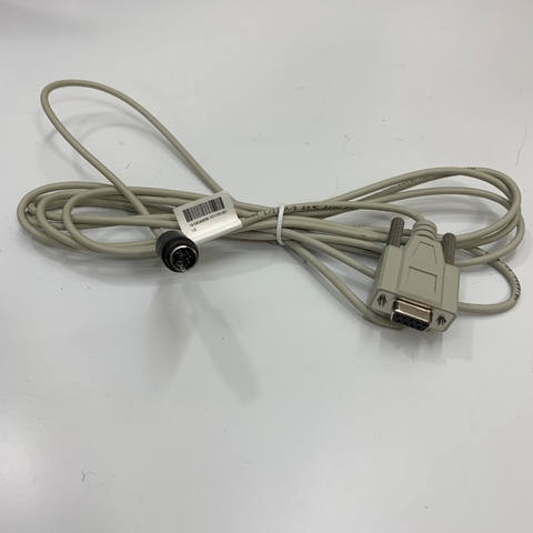 Cáp Lập Trình LS PLC XGB Series PMC-310S Loader Cable Length 3M Connection RS232 Mini Din 6 Pin to DB9 Female For PLC XBM Series XBC Series to Computer/HMI