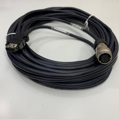 Cáp Mitsubishi MR-J3ENSCBL10M-L Dài 10M 33ft Cable SM10-SP10S-M-C to SM-10P-B Connector For Mitsubishi Encoder Cable Original in Korea