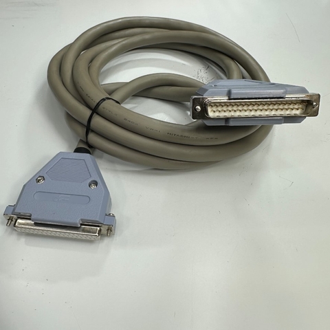 Cáp 3M 10ft OEM Thay Thế Airtac F-DSUB37S300 Shielded Cable Hitachi Connector DB37 Pin Male to Female 37 Core x 0.2mm² OD 12.5mm Grey For Airtac industrial Servo Driver Power and Signal I/O Cable