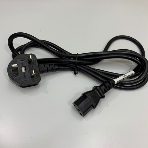 Dây Nguồn Cisco CAB-ACU-C13-UK 7Ft Dài 2M AC Power Cord BS1363A UK to IEC320 C13 10A 250V 18AWG 3x1.0mm² Cable OD 7.2mm in Taiwan