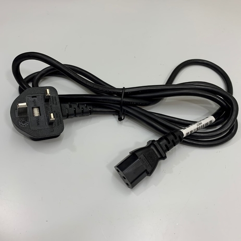 Dây Nguồn CISCO Meraki MA-PWR-CORD-UK 2M (6.5ft) AC Power Cord BS1363A UK to IEC320 C13 10A 250V 18AWG 3x1.0mm² Cable OD 7.2mm in Taiwan