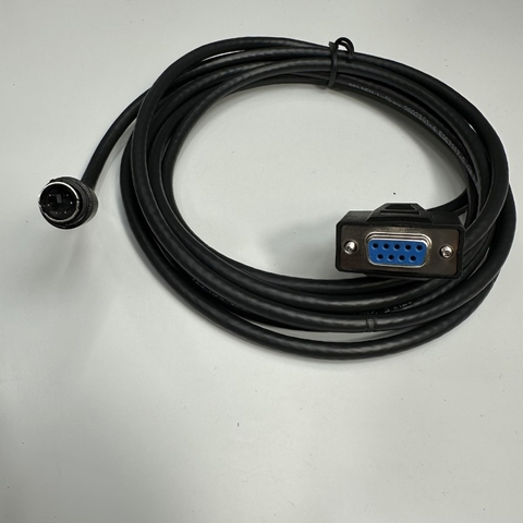 Cáp 3M 10ft PMC-310S Shielded Cable Mini Din 6 Pin Male to DB9 Female For LS PLC XBC-DR60SU, XBC DR60SU, XBCDR60SU, XEC-DR60SU, XEC DR60SU, XECDR60SU witch HMI LS eXP2-0700D