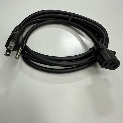 Dây Nguồn 1.8M 6ft Longwell LP-30D LS-13M AC Power Cord NEMA 5-15P to C13 10A 250V 3x0.75mm² UL 18AWG For Industrial Computer, Industrial Network Switch Cisco