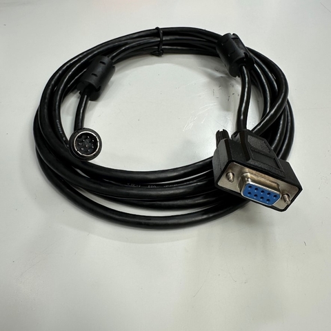 Cáp Lập Trình PLC Programming Cable Allen Bradley 1761-CBL-PM02 8 Pin Mini DIN Male to DB9 Female Serial RS232 Dài 3M