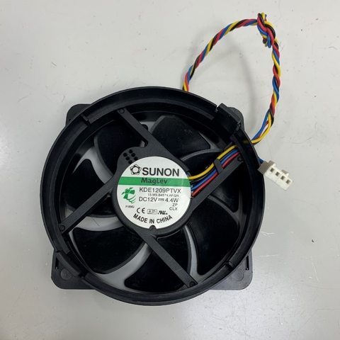 Quạt Làm Mát Thoát Khí Sunon KDE1209PTVX CPU Round Fan 12V 4.4W 4 Pin 90/80mm x25mm For Máy Tính Đồng Bộ Acer Dell HP Lenovo Sockel H2/1155 LGA1155