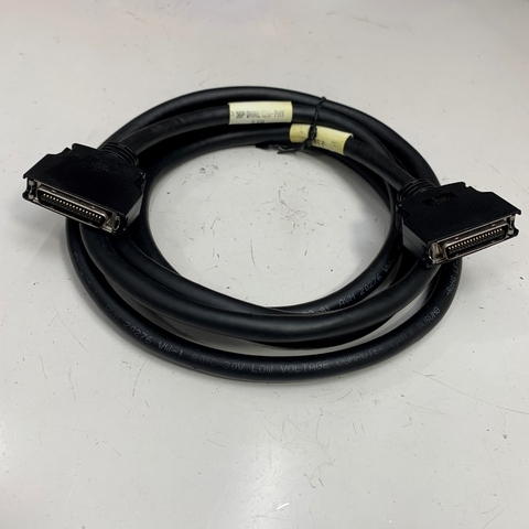 Cáp 2.5M 8.3ft SCSI Connector MDR 36 Pin Male to Male With Latch Clip Pitch 1.27mm Gold Cable 22 Core For I/O Signal Servo Driver Cable