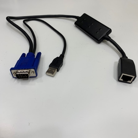 Cáp Điều Khiển Avocent 520-854-501 KVM MPUIQ-VMCHS CN 1005-014 RJ-45/USB/VGA Server Interface Module For Avocent KVM Over IP Ethernet Switch 520-430-503 DSAVIQ-USB2