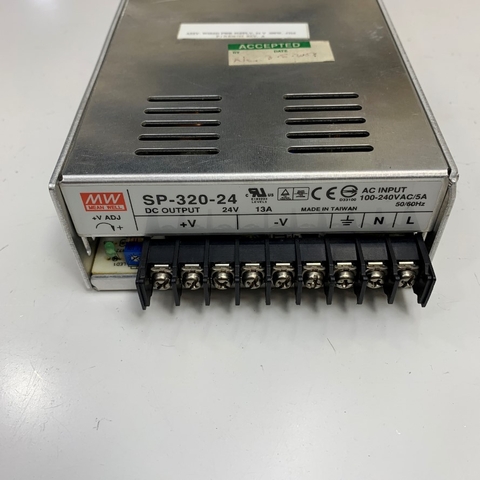 Nguồn Tổ Ong 24V 13A 300W Mean Well SP-320-24 Switching Power Supply Input 100-240VAC 5A 50/60Hz Hàng Original Zin Tháo Thiết Bị Đã Qua Sử Dụng