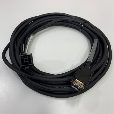 Cáp SAMWON IOLINK Original MR-EKCBL7M-L Dài 7M 23ft Cable E150633 24AWG X 3P VW-1 80°C 300V KITRONIC-LiYCY IOLINK in Korea For Mitsubishi Mr-e Series Servo Encoder