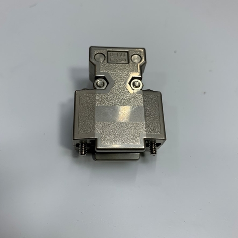 Vỏ Ốp DDK 17J-9 Connector Metal Shell Silver For D-Sub 9 Pin RS232 15 Pin VGA Series Connector Plug 9 Way Panel Mount