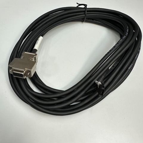 Cáp 7M 23ft BCR-RS232 Cable Connector DB9 Female Metal to E-CON EZ-CLAMP 3 Pin Male For RS232 Communication Data Cable