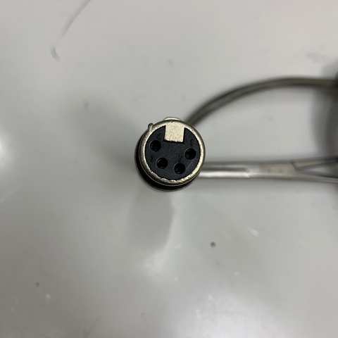 Đầu Jack NEUTRIK Connector NC4FX XLR 4 Pin Female For Medical Hospital, Microphone