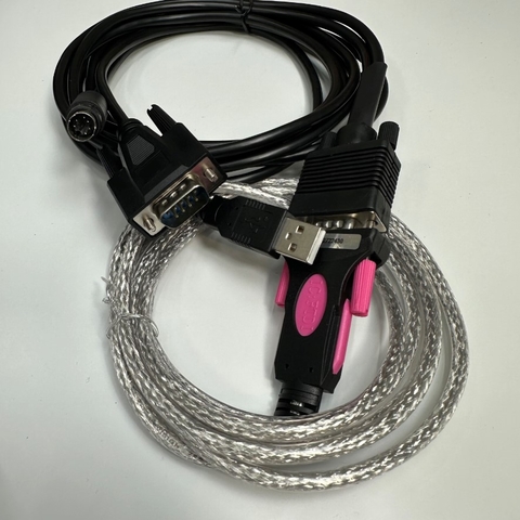 Cáp 3M 10ft USB-LG-XGB FTDI Chip Serial Adapter Cable For LG LS K120S series PLC programming Cable