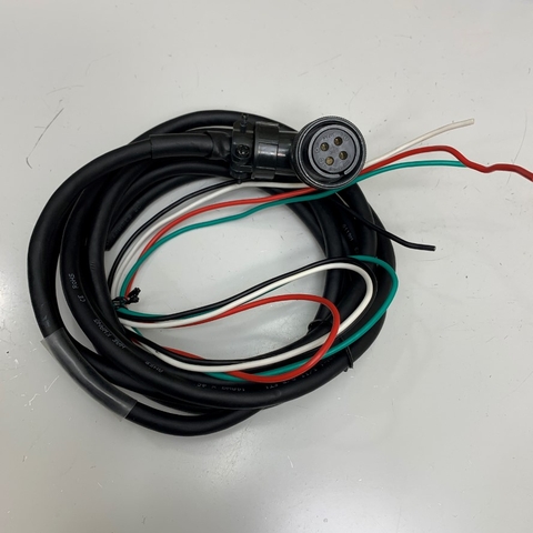 Cáp Nguồn Động Cơ 4M 13.3ft Right Angle Plug Connector DDK CE08-18-10SF 4 Pin Female to 4 Core For Servo Motor Power Original Cable