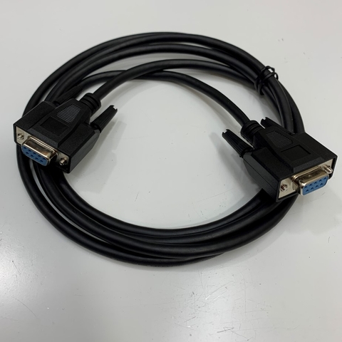 Cáp Lập Trình GT01-C30R2-9S Dài 1.8M 6.5Ft RS232 Communication DB9 Female to Female Shielded Cable For Mitsubishi HMI GOT1000 Series and PLC Mitsubishi Module FX3U-232ADP-MB